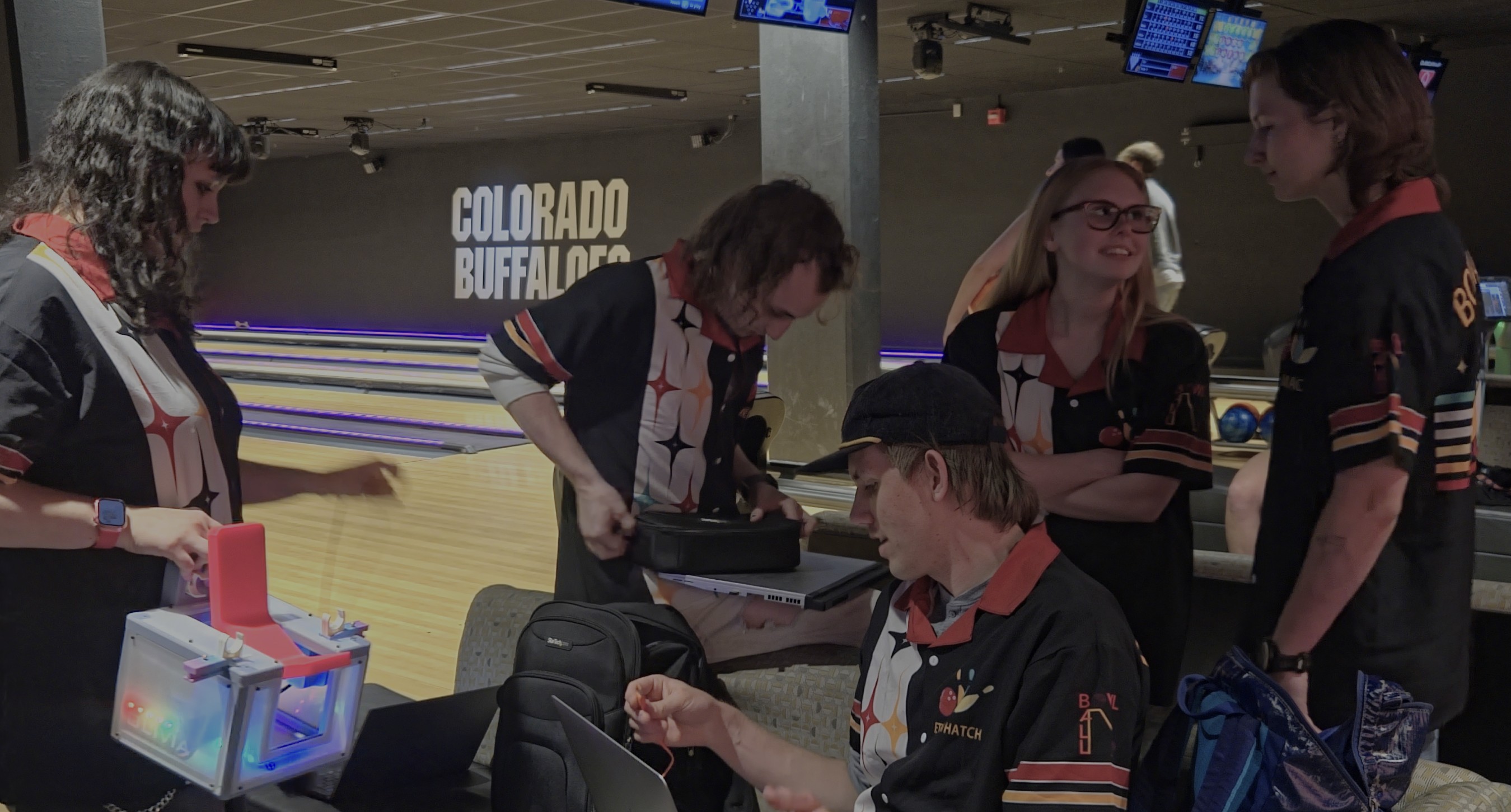 Bowl4All team collaborating during the project design process